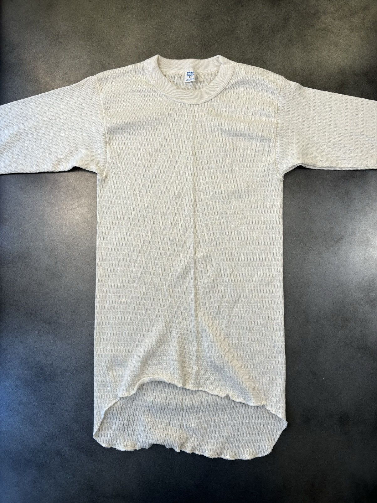 Hanes × Vintage 1980s Thermal Longsleeve Vintage Hanes American Sportsman US Size US S / EU 44-46 / 1 - 11 Thumbnail