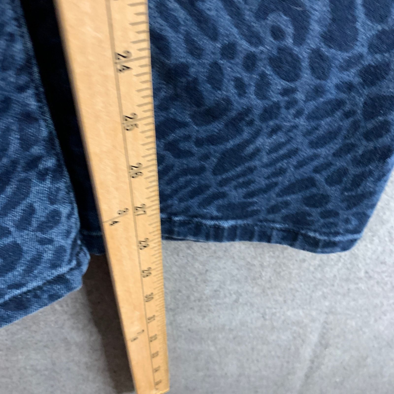 Other NYDJ Jeans Women Size 12 Leopard Print Blue Jeans Size 34" / US 12 / IT 48 - 6 Thumbnail