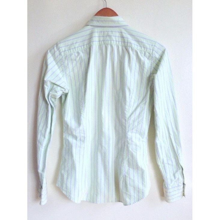 Ralph Lauren Vintage Ralph Lauren Blue Label Slim Fit Oxford Shirt Stripe Size M / US 6-8 / IT 42-44 - 5 Thumbnail