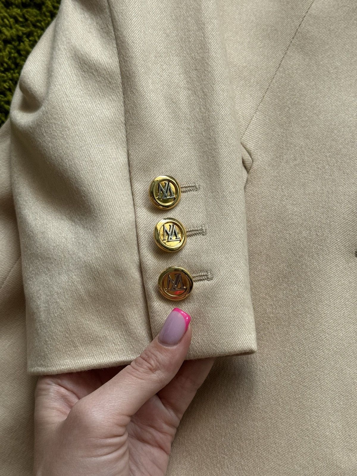 Designer × Escada Escada 2000s vintage wool cashmere blend blazer Size M / US 6-8 / IT 42-44 - 6 Thumbnail