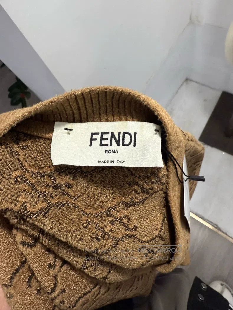 Fendi Fendi FF Printed Knit Cardigan Size XS / US 0-2 / IT 36-38 - 4 Thumbnail