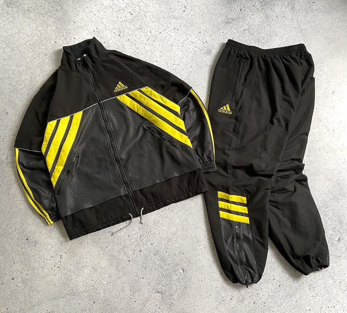 Adidas Adidas Vintage 90s Track Suit Nylon Three Stripes Y2K Pants