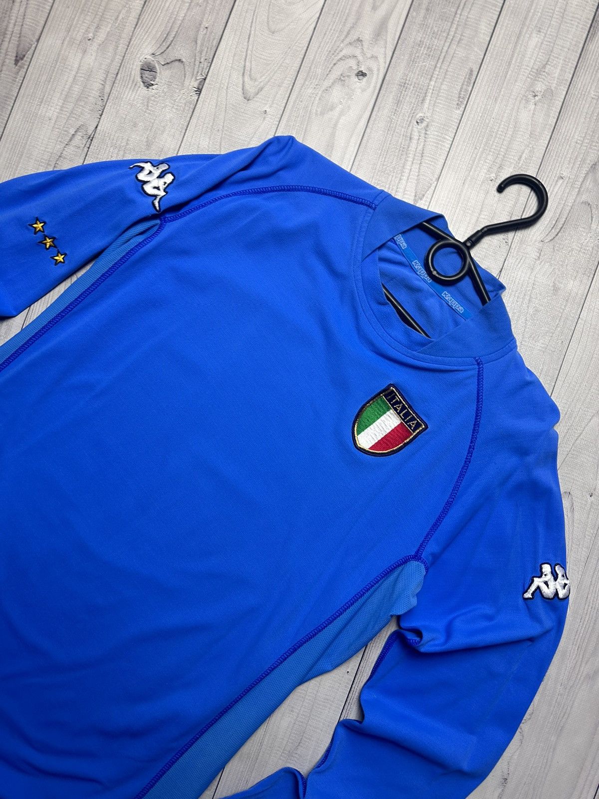 Kappa × Vintage Vintage Italy soccer jersey kappa long sleeve Italia Size Xl Size US XL / EU 56 / 4 - 4 Thumbnail