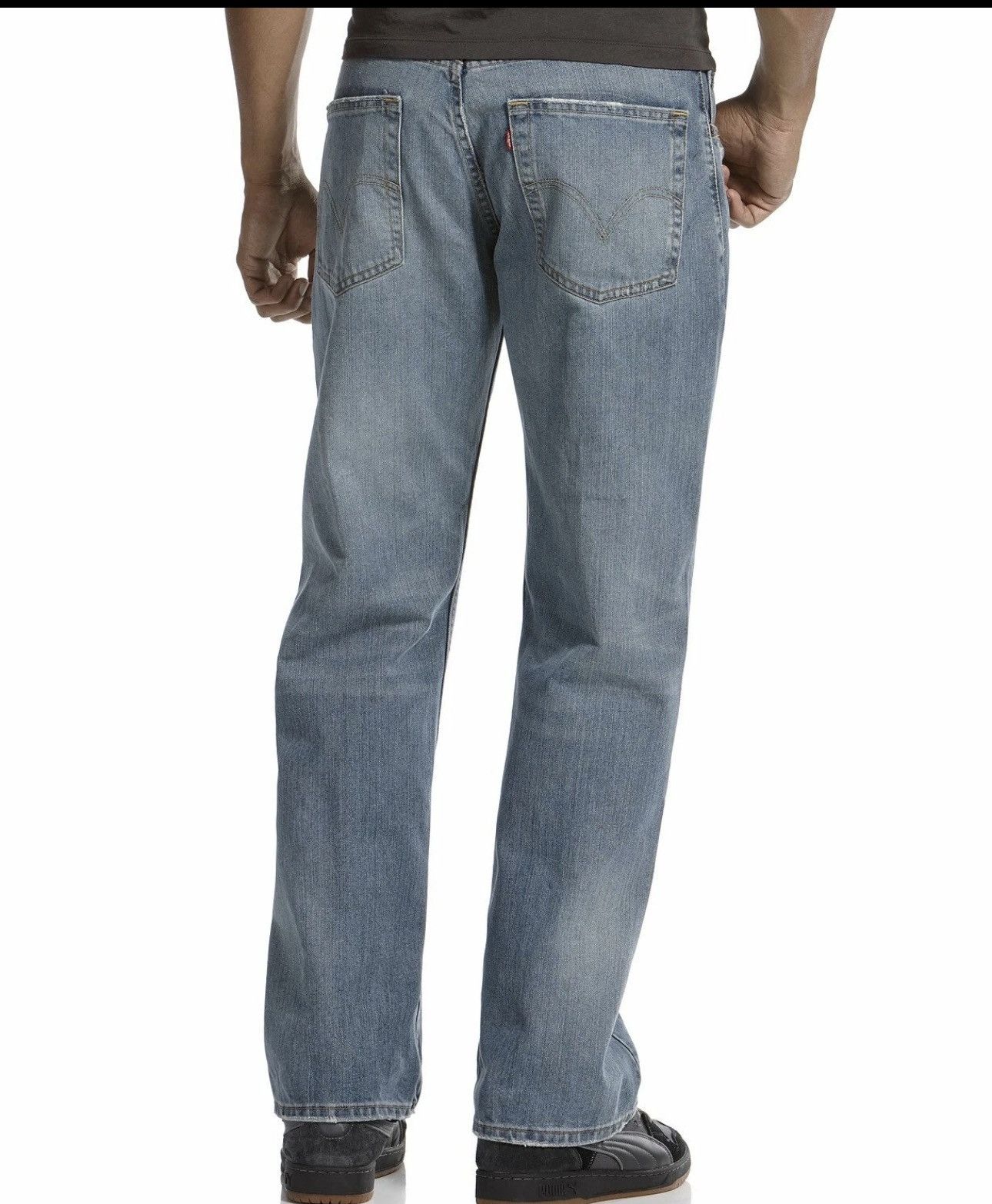 Levi's Levi’s 569 Loose Straight Fit Men's Jeans Medium Wash Size US 38 / EU 54 - 2 Thumbnail