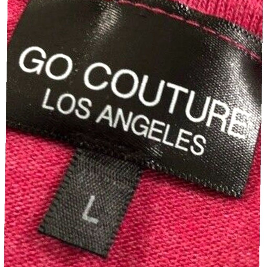 Vintage Go Couture Knit Top Women L Pink Long Sleeve Lace Up Cozy Lounge Pullover Knit Sweater Regular Size L Womens Size L / US 10 / IT 46 - 2 Thumbnail
