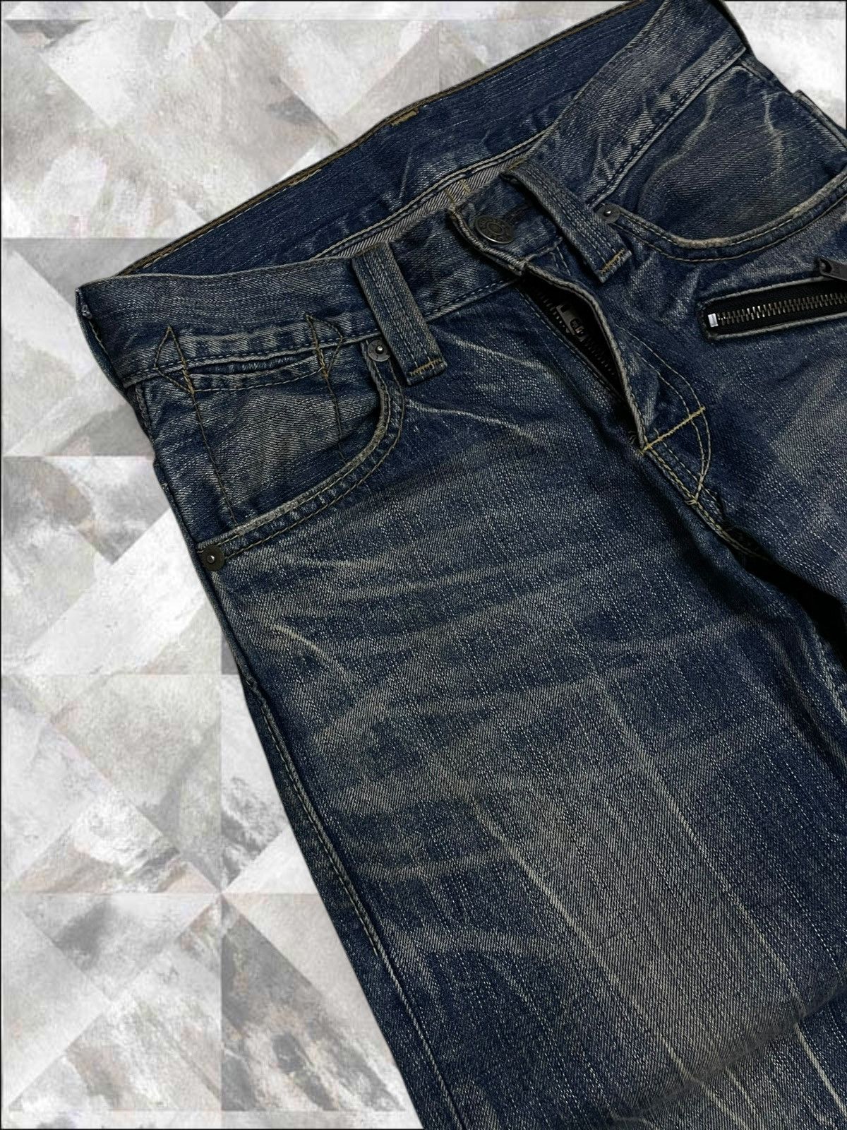 Levi's Vintage Clothing Vintage 1990s Designer Levis 502 Distressed Regular Denim Size US 28 / EU 44 - 9 Thumbnail