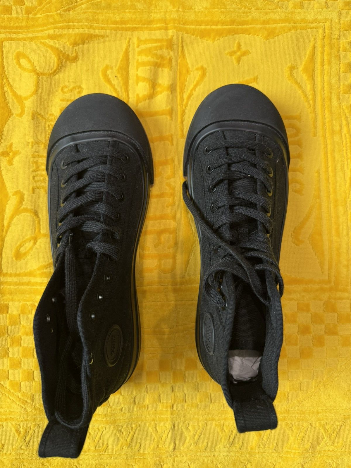 Bottega Veneta Bottega Veneta - High-top Fabric Sneakers Size US 13 / EU 46 - 7 Thumbnail