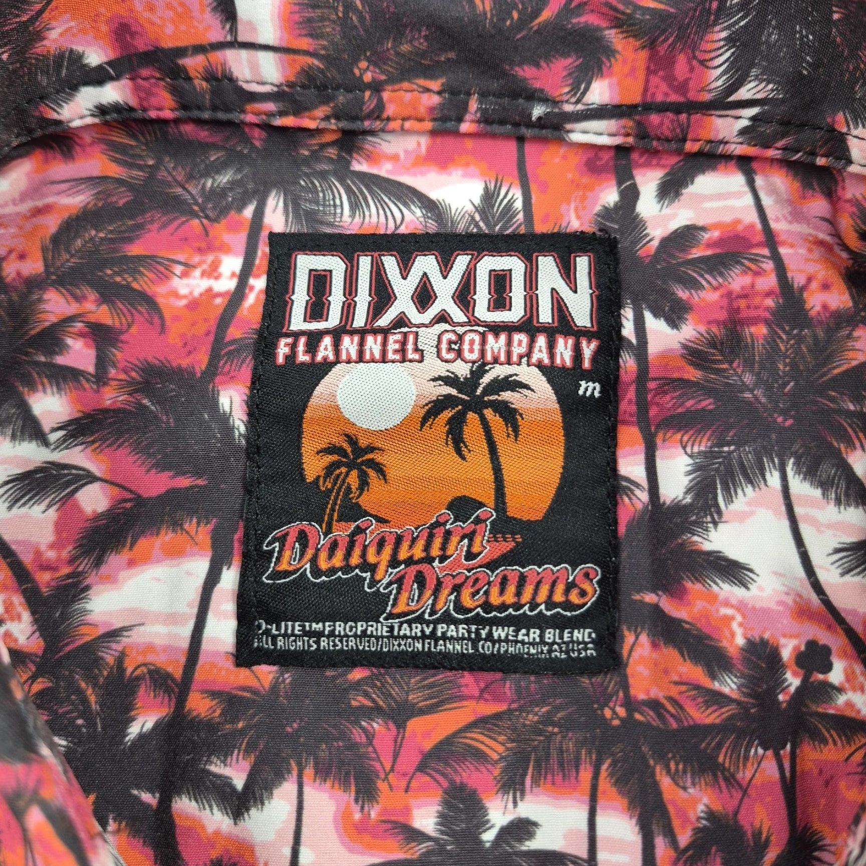 Vintage Dixxon Daiquiri Dreams Shirt Womens Medium Hawaiian Aloha Button Up Short Sleeve Size M / US 6-8 / IT 42-44 - 5 Thumbnail