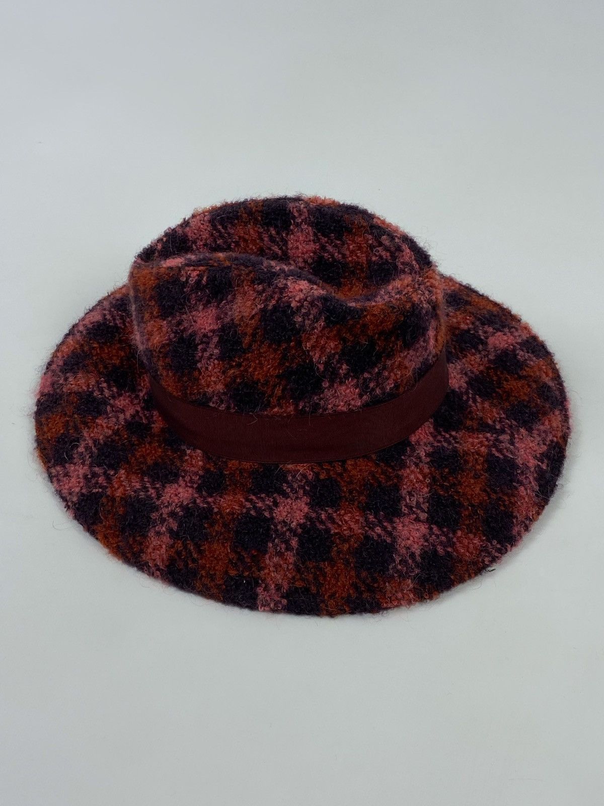 Borsalino Borsalino Wool Check Hat Size ONE SIZE - 4 Thumbnail