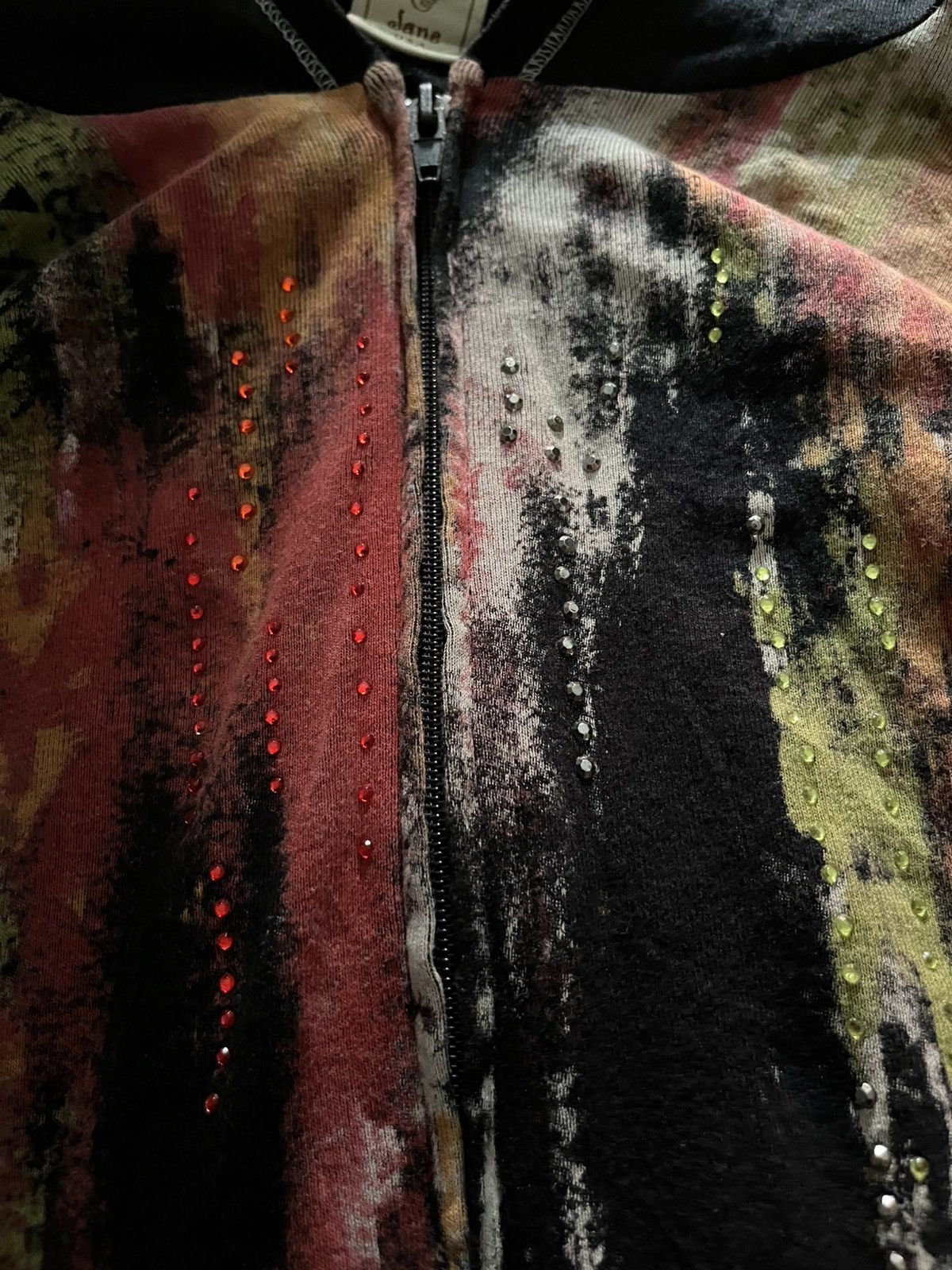 Hysteric Glamour Jess and jane tie dye glitter ifsixwasnine style hoodie Size US M / EU 48-50 / 2 - 3 Thumbnail