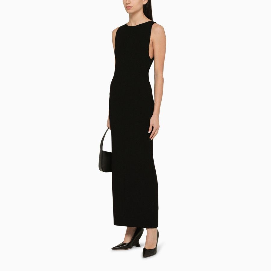 KHAITE o1d2blof0824 Evelyn Long Dress in Black Size M / US 6-8 / IT 42-44 - 2 Thumbnail