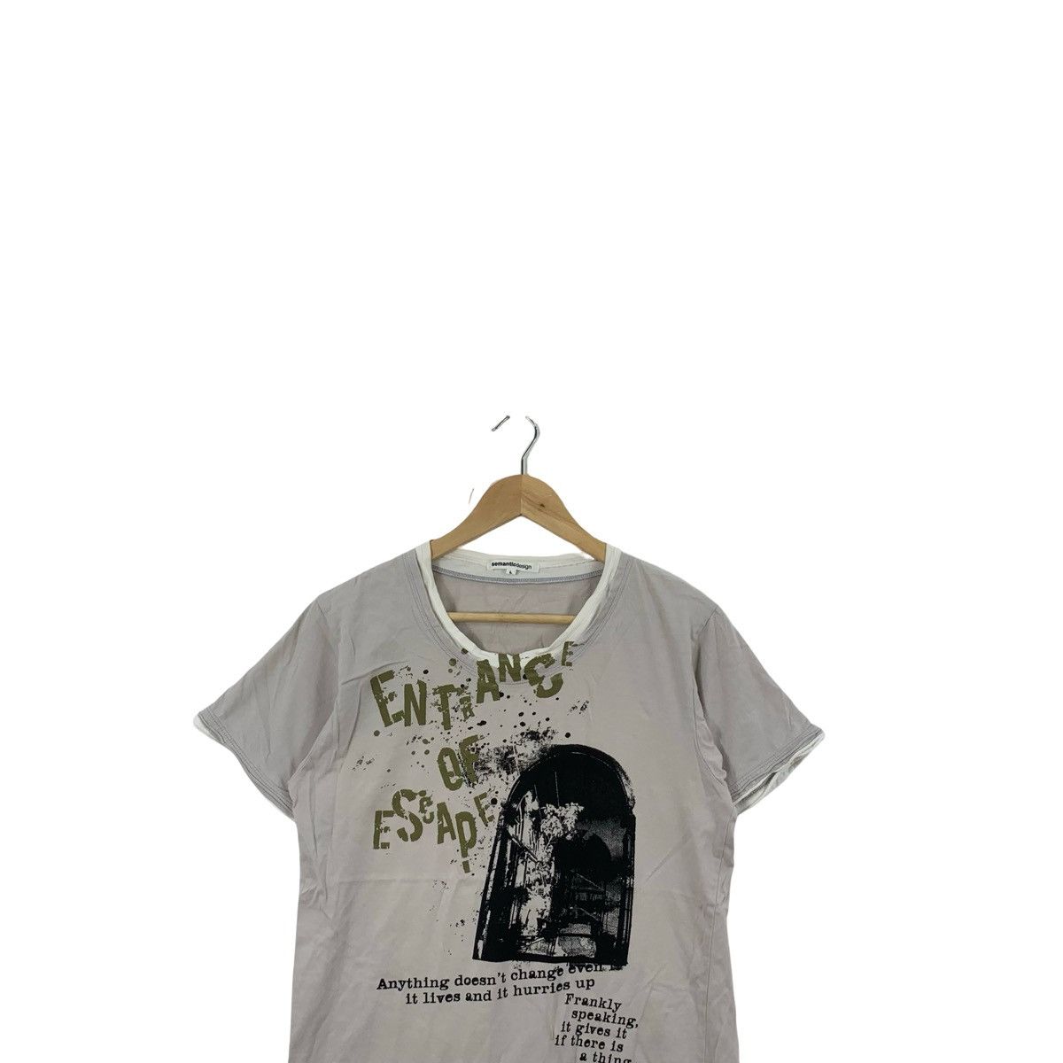 semanticdesign SEMANTIC DESIGN JAPAN Punk Distressed Design Tee Shirt Top Size US L / EU 52-54 / 3 - 2 Thumbnail