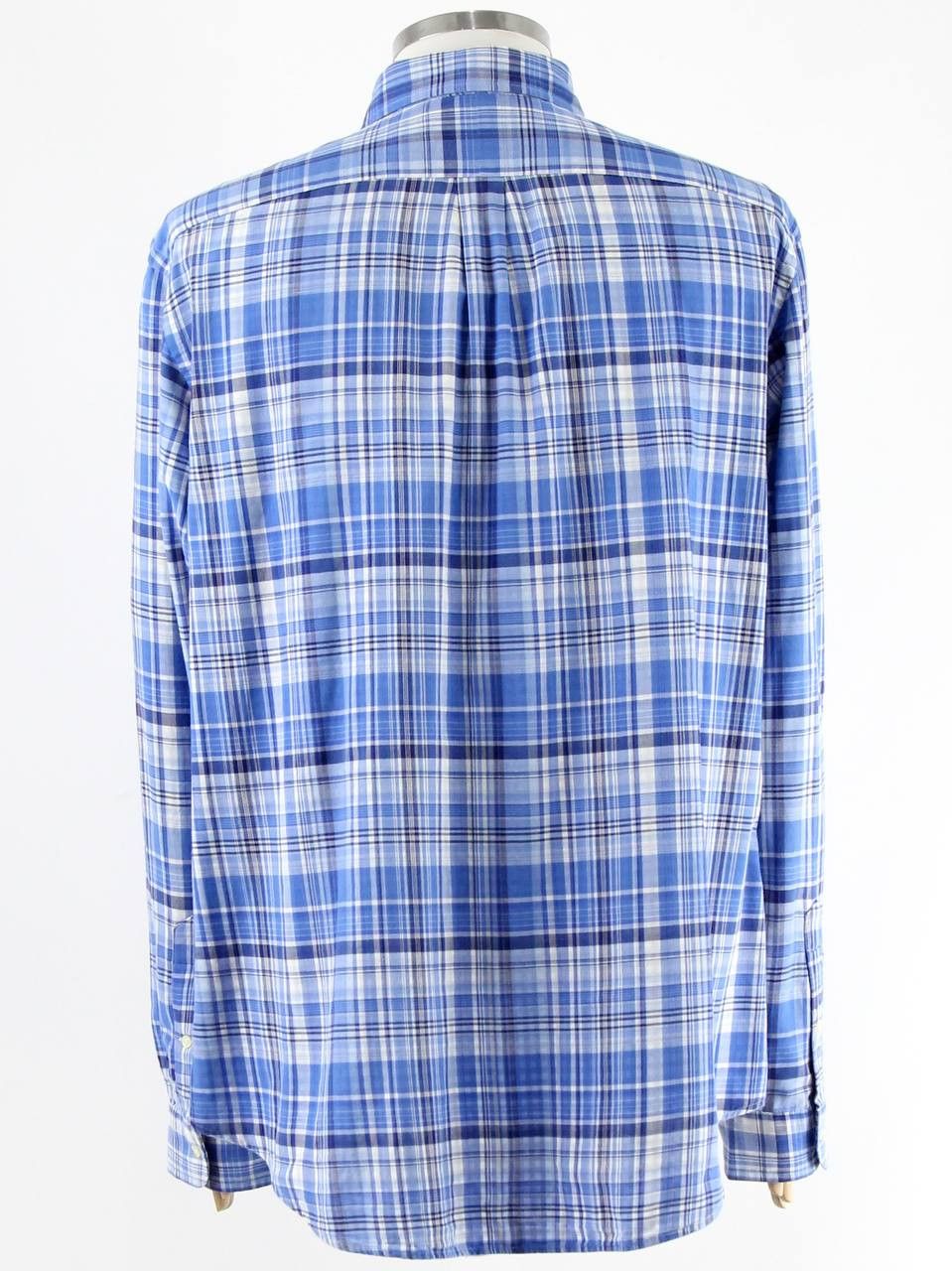 Polo Ralph Lauren POLO RALPH LAUREN Blue checkered shirt, 2 layers Size US XXL / EU 58 / 5 - 3 Thumbnail