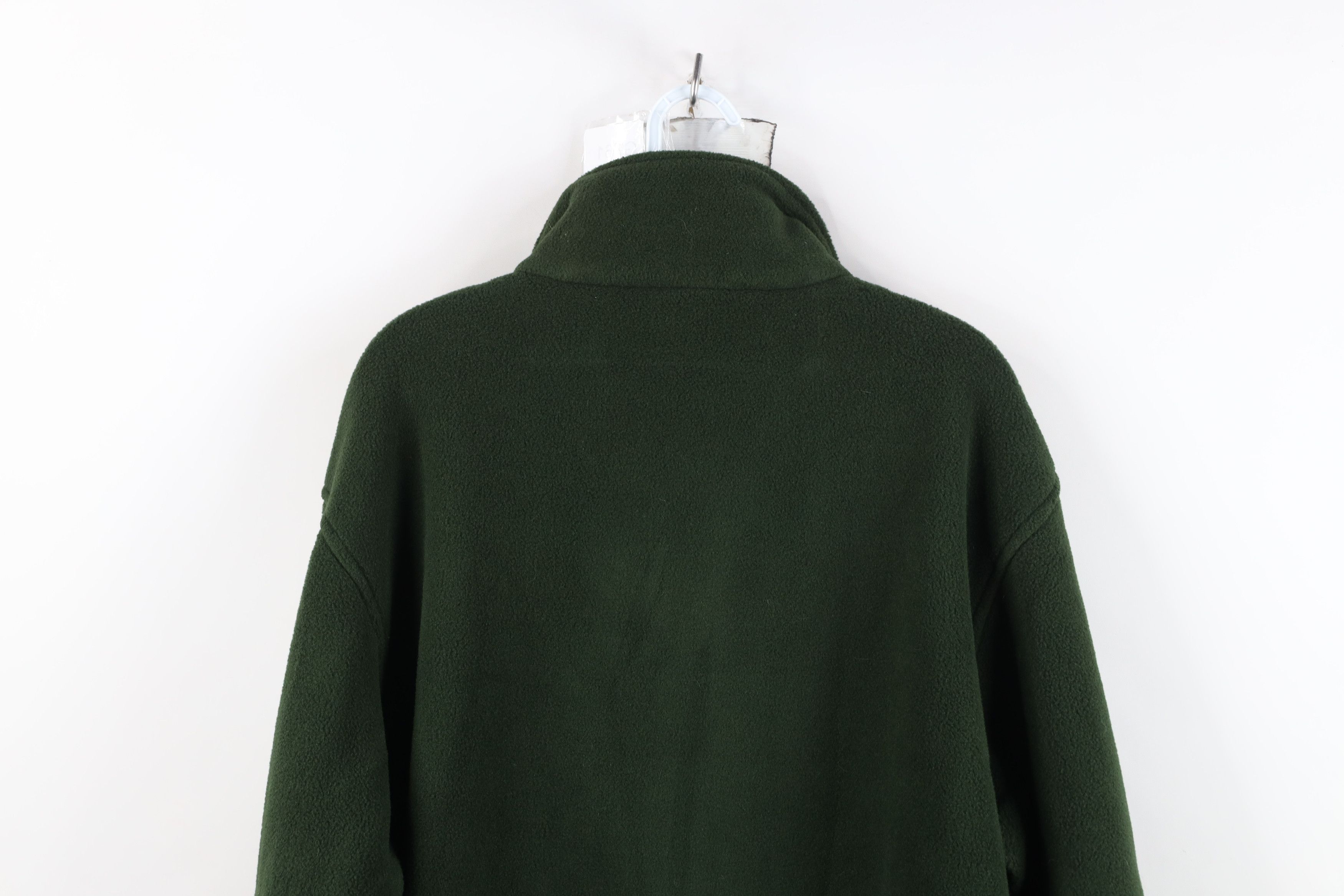 Cabelas Vintage 90s Cabelas Half Zip Fleece Pullover Sweater Green Size US L / EU 52-54 / 3 - 13 Thumbnail