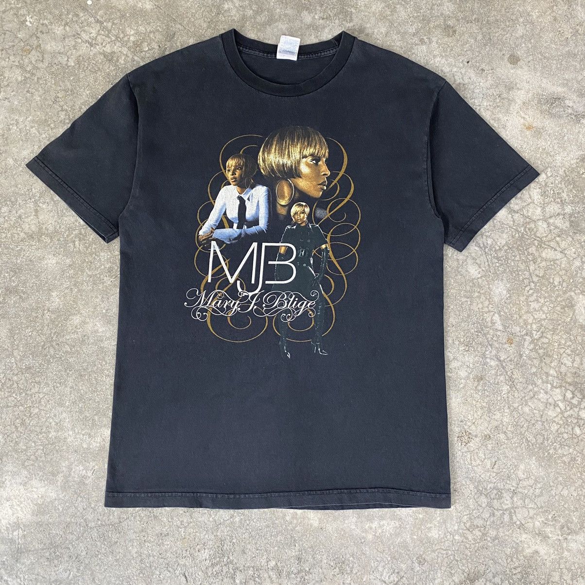 Rap Tees Vintage 2000s Mary J. Blige Tour Tee Size US L / EU 52-54 / 3 - 1 Thumbnail