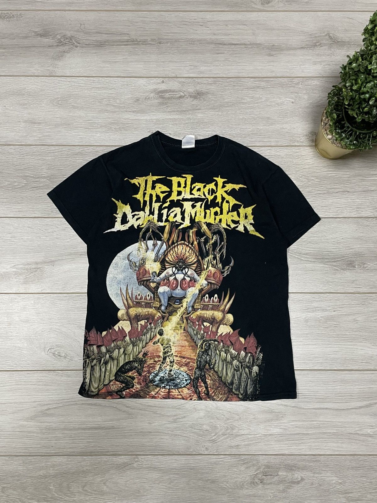 Band Tees 00s The Black Dahlia Murder over Print Tee 2010 mushroom Size US M / EU 48-50 / 2 - 1 Thumbnail