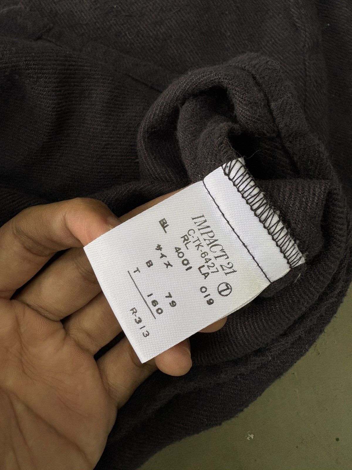 Japanese Brand × Polo Ralph Lauren × Vintage Vintage Polo Sport Ralph Lauren Flannel Black Impact 21 Size US M / EU 48-50 / 2 - 6 Thumbnail