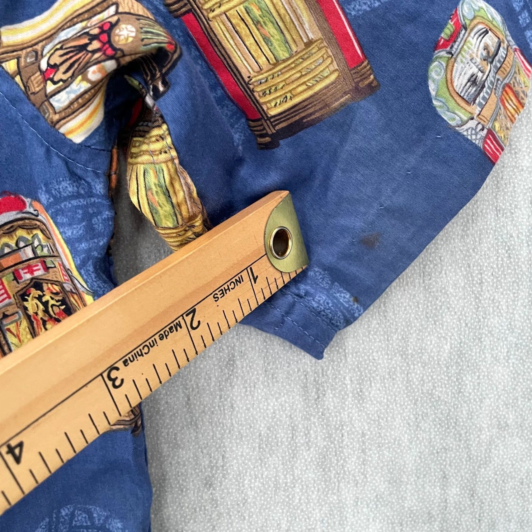 Reyn Spooner VINTAGE Reyn Spooner Shirt Adult XL Blue Egyptian Cotton Jukebox Hawaiian Button-Up Shirt Size US XL / EU 56 / 4 - 7 Thumbnail