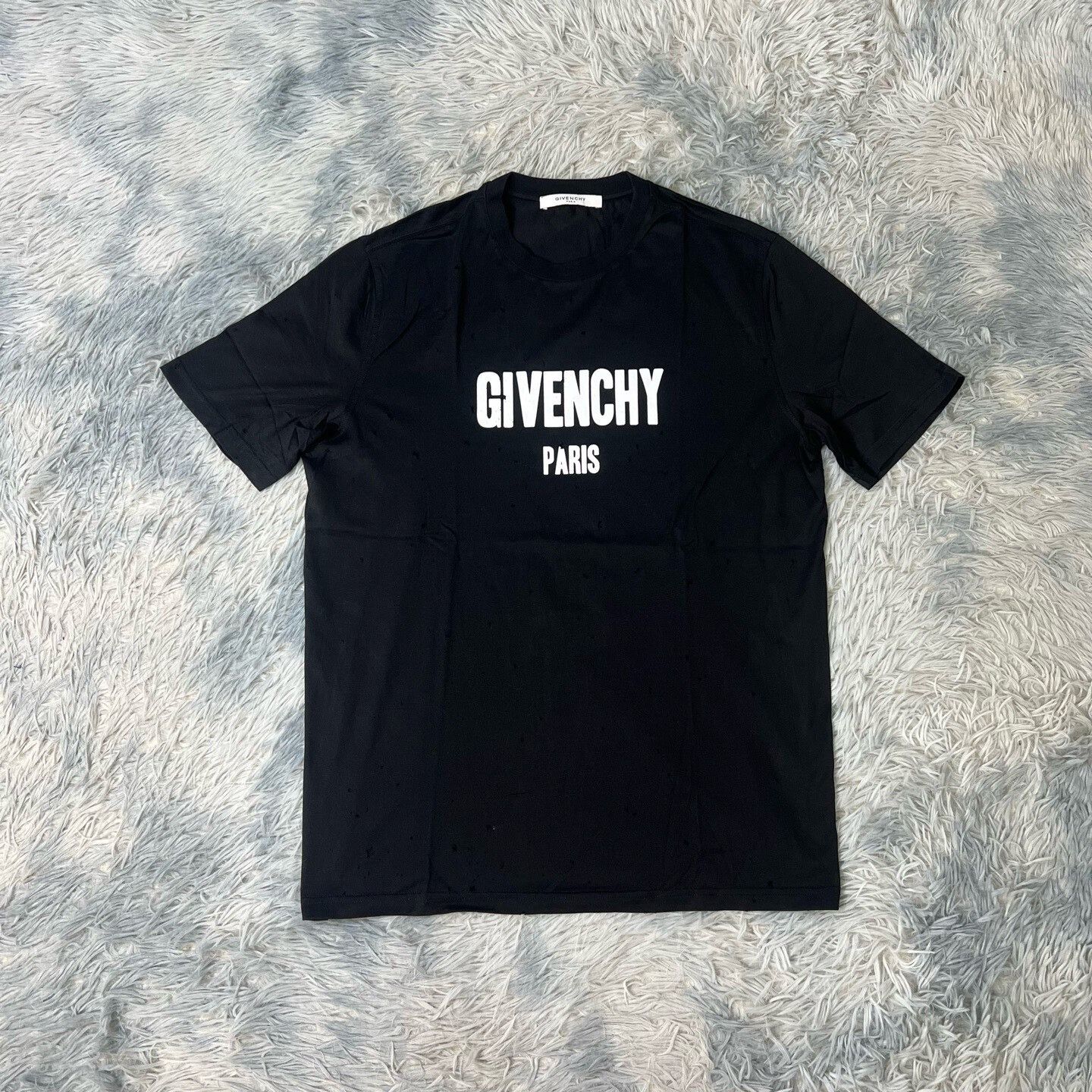 Givenchy Givenchy Distressed Short Sleeve T-Shirt Size US M / EU 48-50 / 2 - 1 Thumbnail
