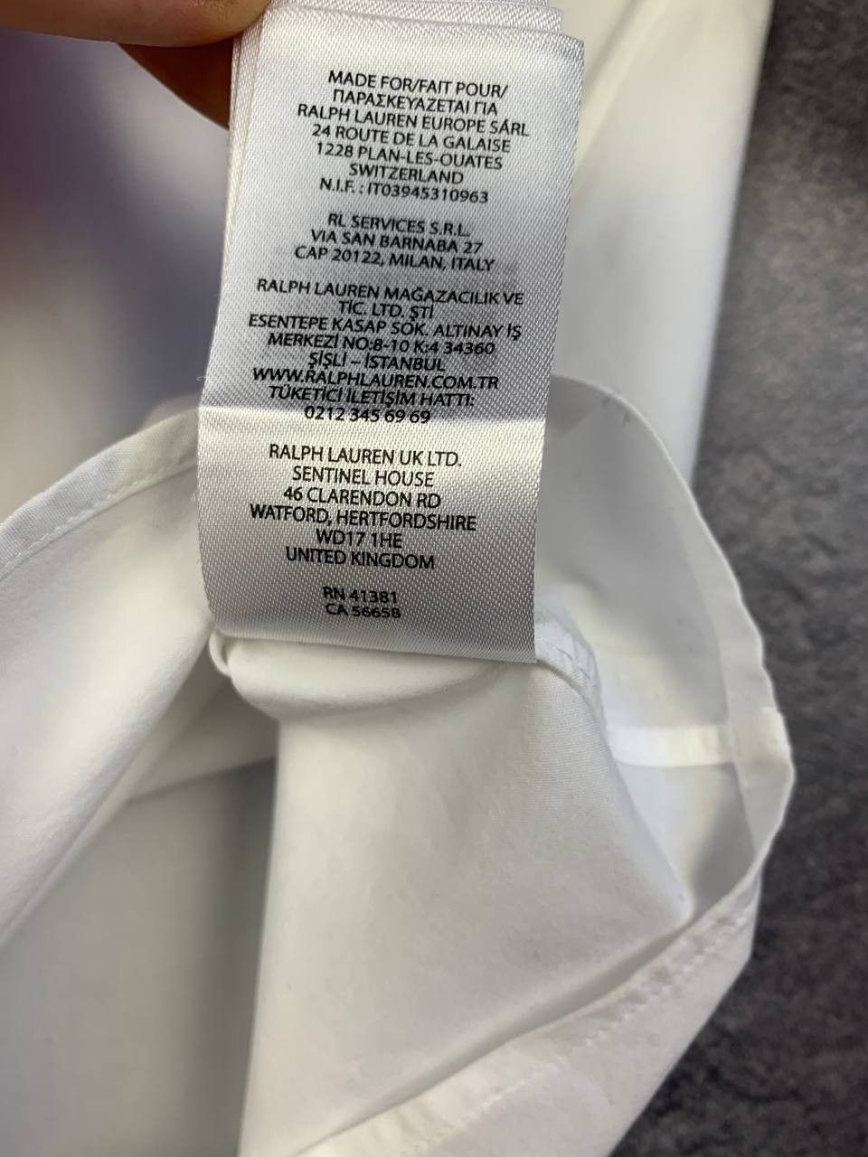 Polo Ralph Lauren Polo Ralph Lauren White Stretch Button Down Shirt Size US L / EU 52-54 / 3 - 19 Thumbnail