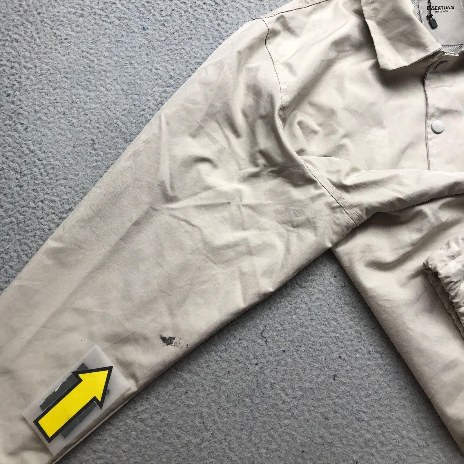 Essentials Essentials Fear of God Coach Windbreaker Jacket Mens M Gray Size US M / EU 48-50 / 2 - 6 Thumbnail