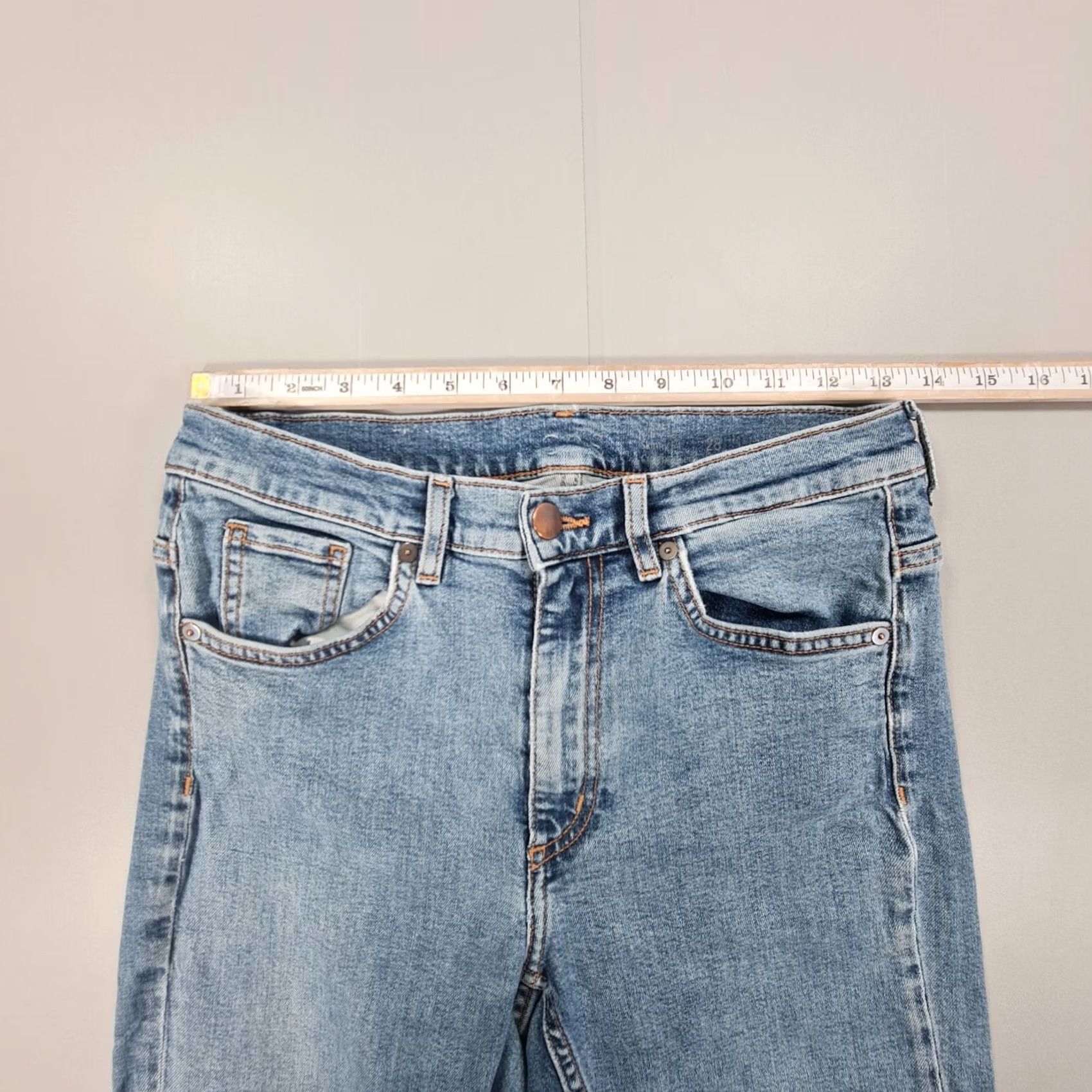 Cos COS Womens Jeans Skinny Fit Mid Rise Denim L29 W28 Blue Stretch 5-Pocket City Modern Womens Jeans Size 28" / US 6 / IT 42 - 4 Thumbnail