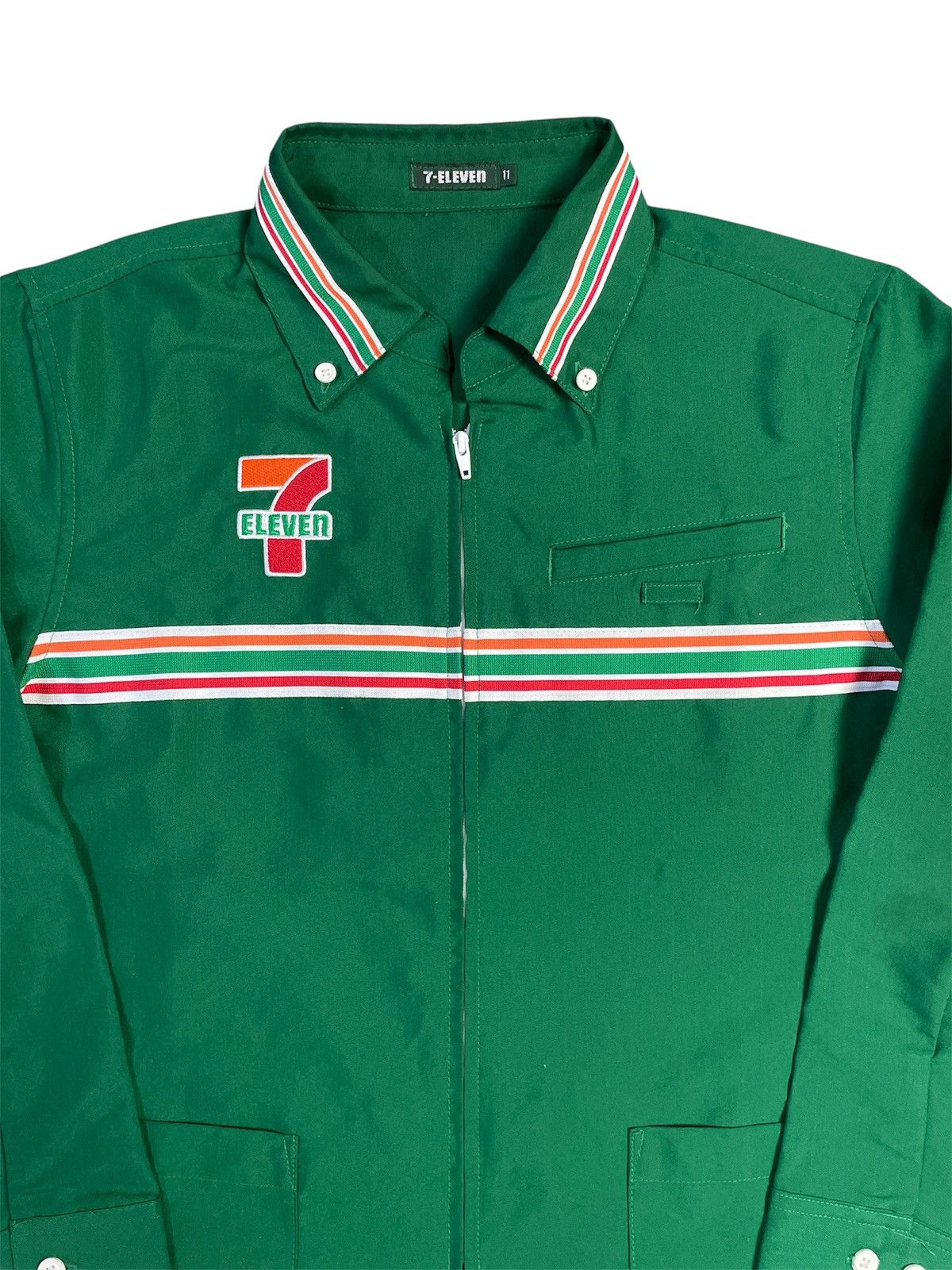 Japanese Brand Vintage 7 Eleven Workshirt Jacket Size US M / EU 48-50 / 2 - 3 Thumbnail