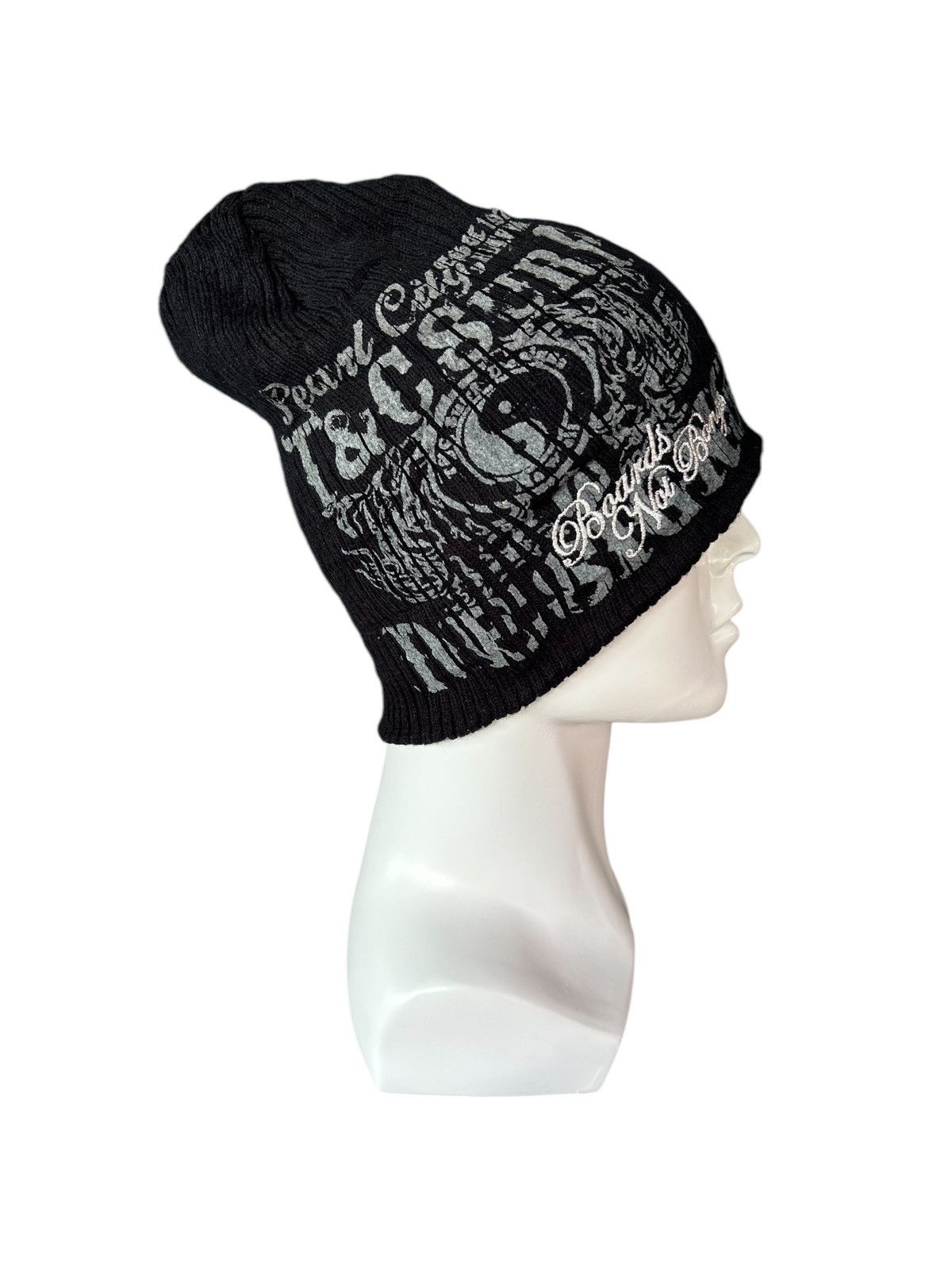 Japanese Brand × Kapital × Vintage Vintage T&C Surf Punk Bondage Style Beanie Hats Rare🎌☠️☠️ Size ONE SIZE - 2 Thumbnail