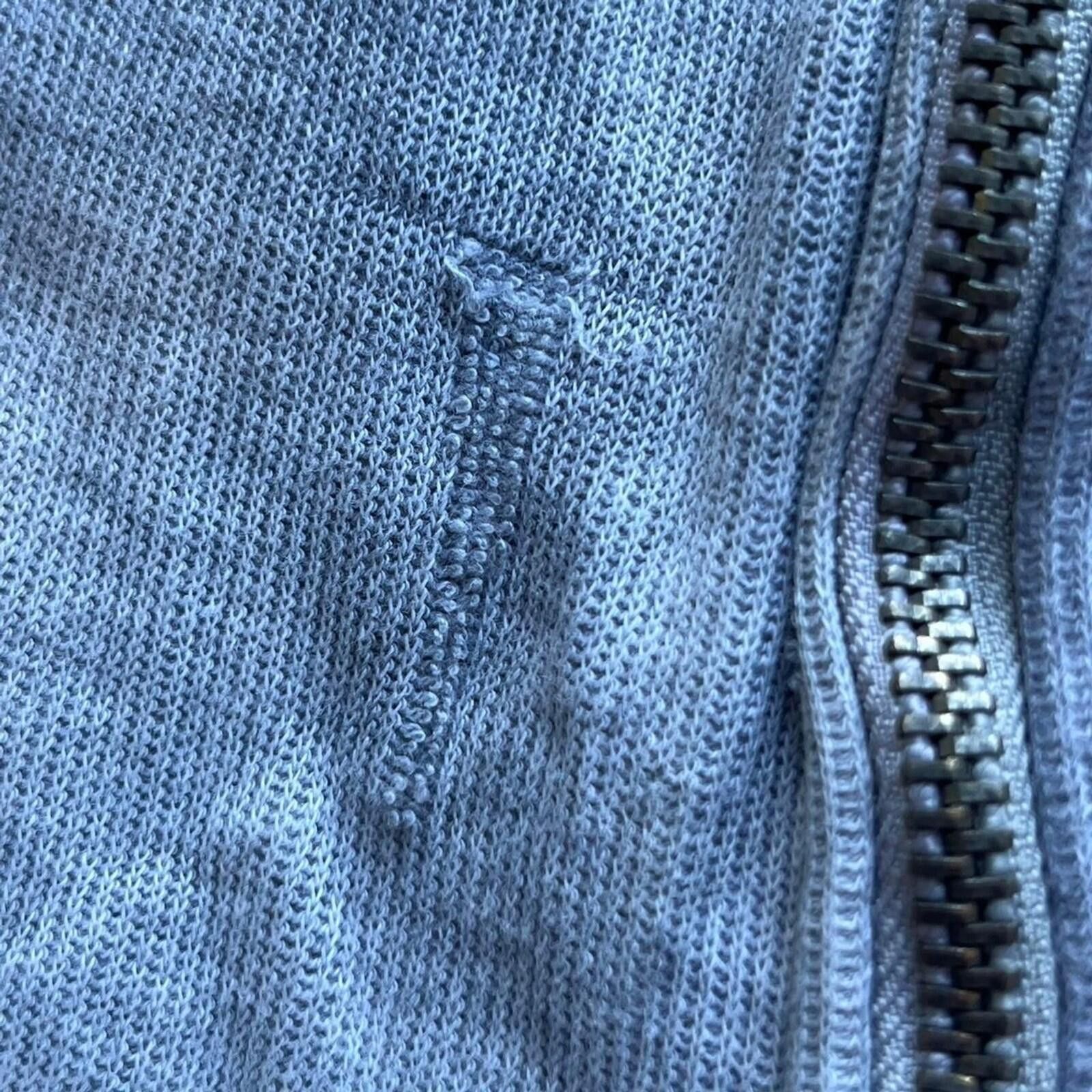 Unknown London Gray Full Zip Long Sleeve Sweatshirt Jacket Size US M / EU 48-50 / 2 - 5 Thumbnail