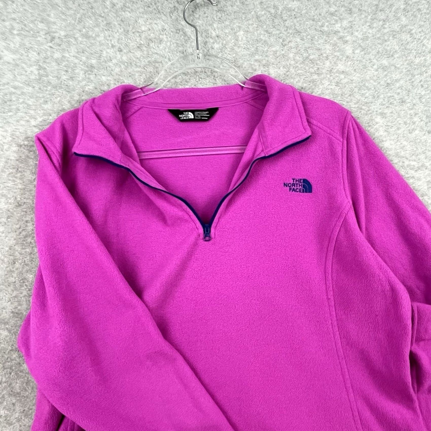 The North Face The North Face Women's Jacket Regular Long Sleeve Fleece Full Zip Purple Size M / US 6-8 / IT 42-44 - 2 Thumbnail