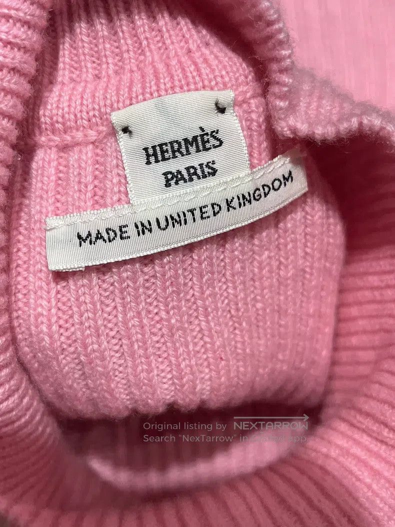 Hermes Hermes Pink cashmere wool sweater dress Size XS / US 0-2 / IT 36-38 - 3 Thumbnail