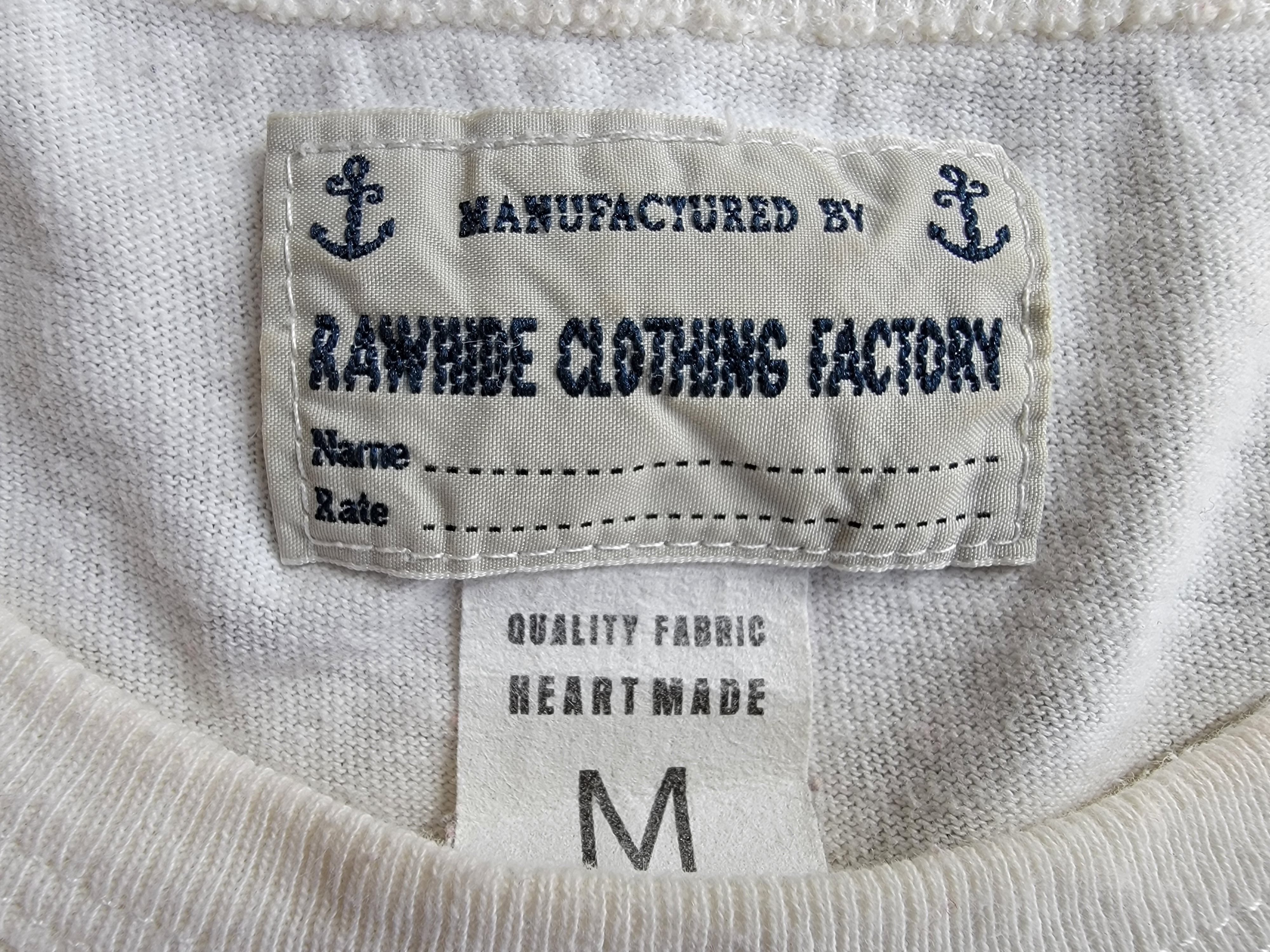 Japanese Brand RAWHIDE CLOTHING FACTORY Printed Crewneck T-shirt - Size S Size US S / EU 44-46 / 1 - 7 Thumbnail