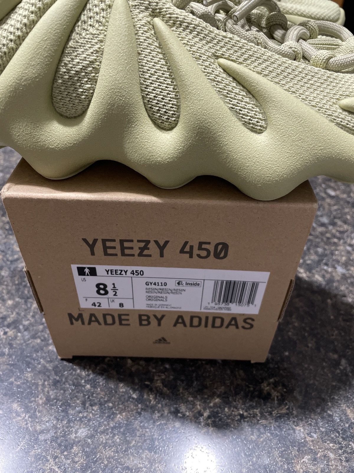 Yeezy Adidas Yeezy 450 “RESIN” Size US 8.5 / EU 41-42 - 9 Thumbnail