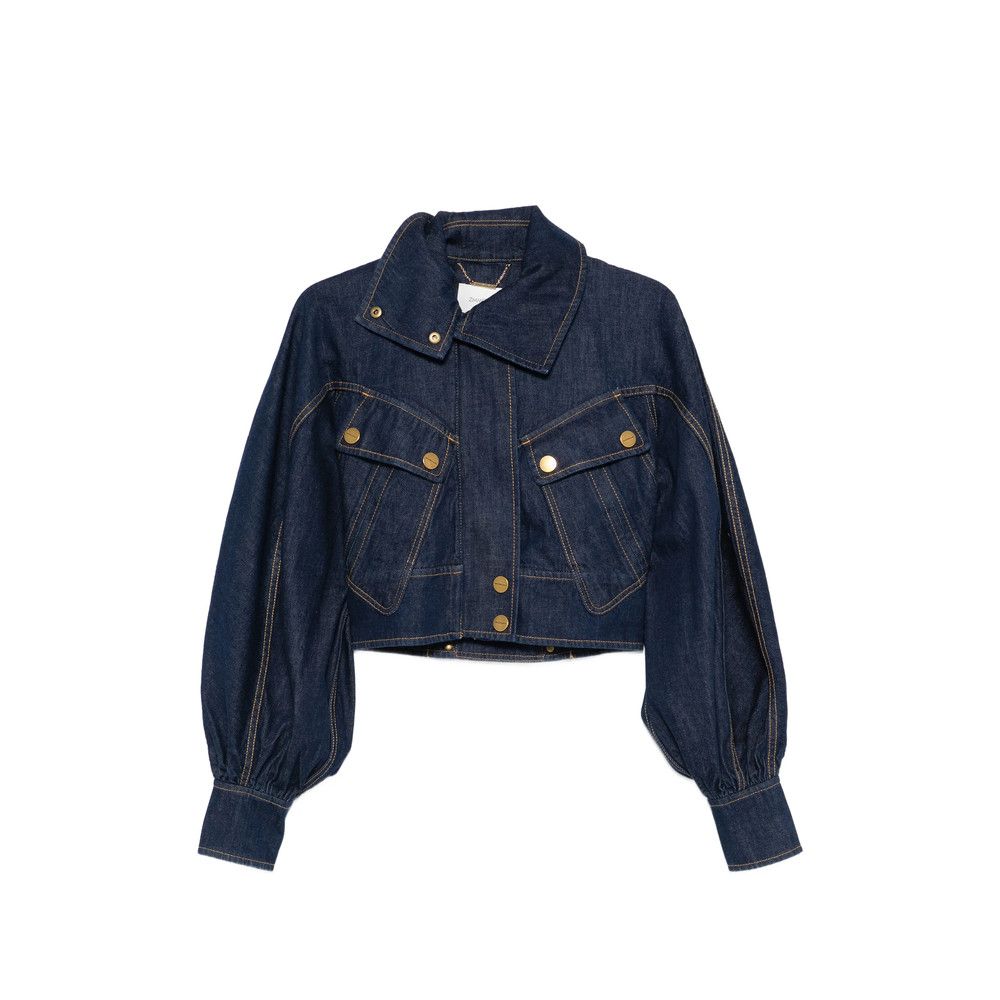 Zimmermann Zimmermann BLUE Jackets - Cropped Jackets Size M / US 6-8 / IT 42-44 - 1 Thumbnail