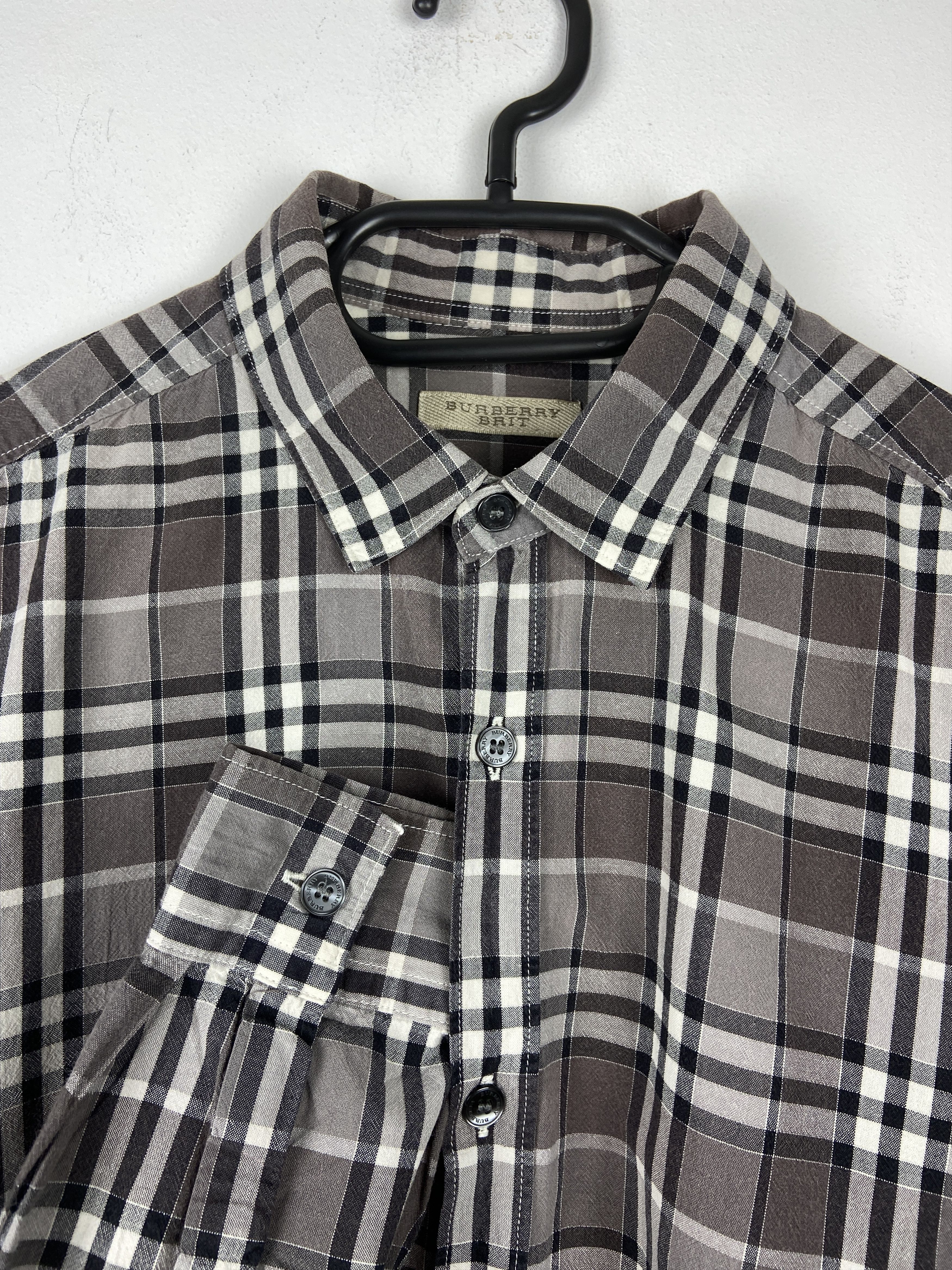 Burberry Burberry Brit Nova Check Button Up Shirt Size US S / EU 44-46 / 1 - 5 Thumbnail
