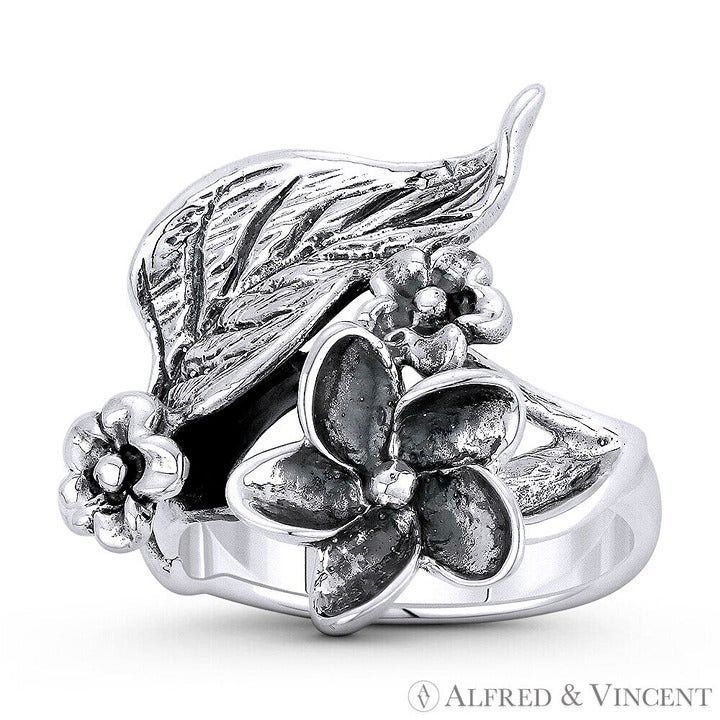 Other Plumeria Franginpani Hindu Religious Charm Ring Size 7 Size ONE SIZE - 1 Preview