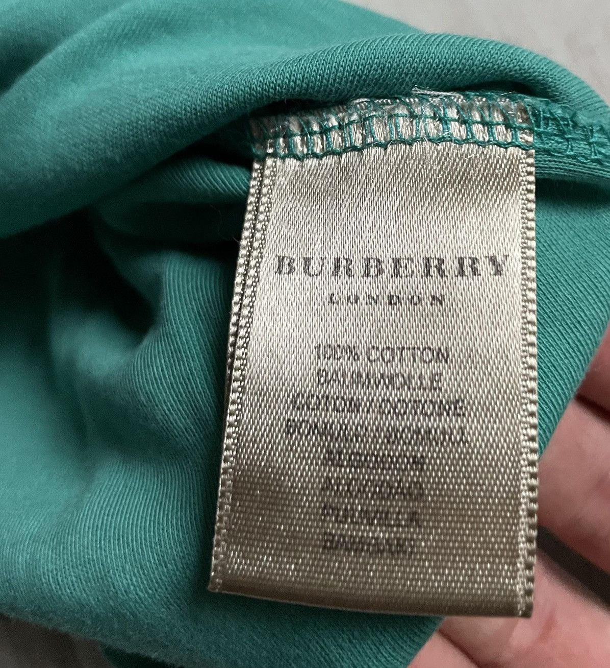 Burberry Burberry London Polo Nova Check T-Shirt Luxury Size US M / EU 48-50 / 2 - 8 Thumbnail