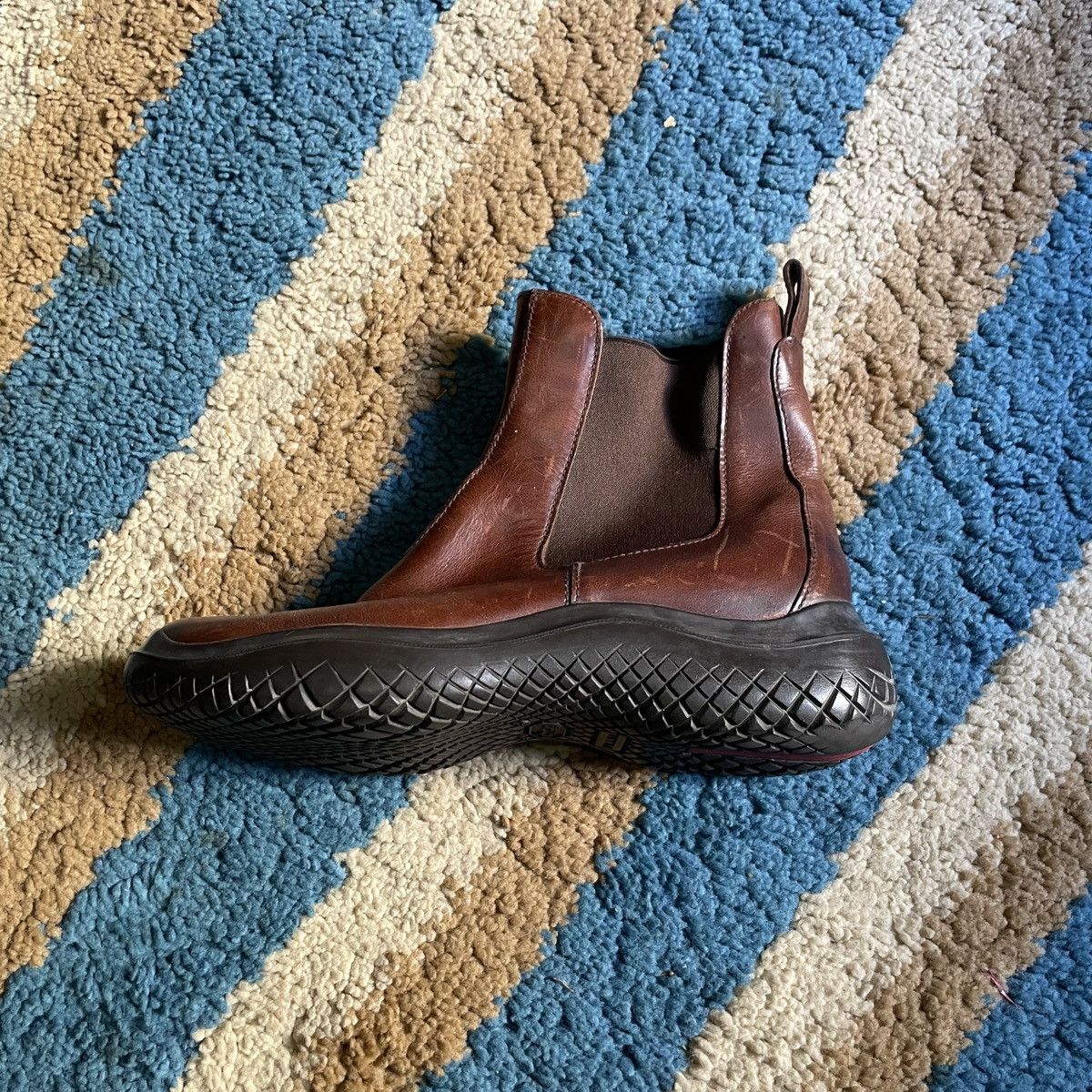 Prada × Vintage FW99 Prada chunky leather chealsea Boot Size US 6 / IT 36 - 4 Thumbnail