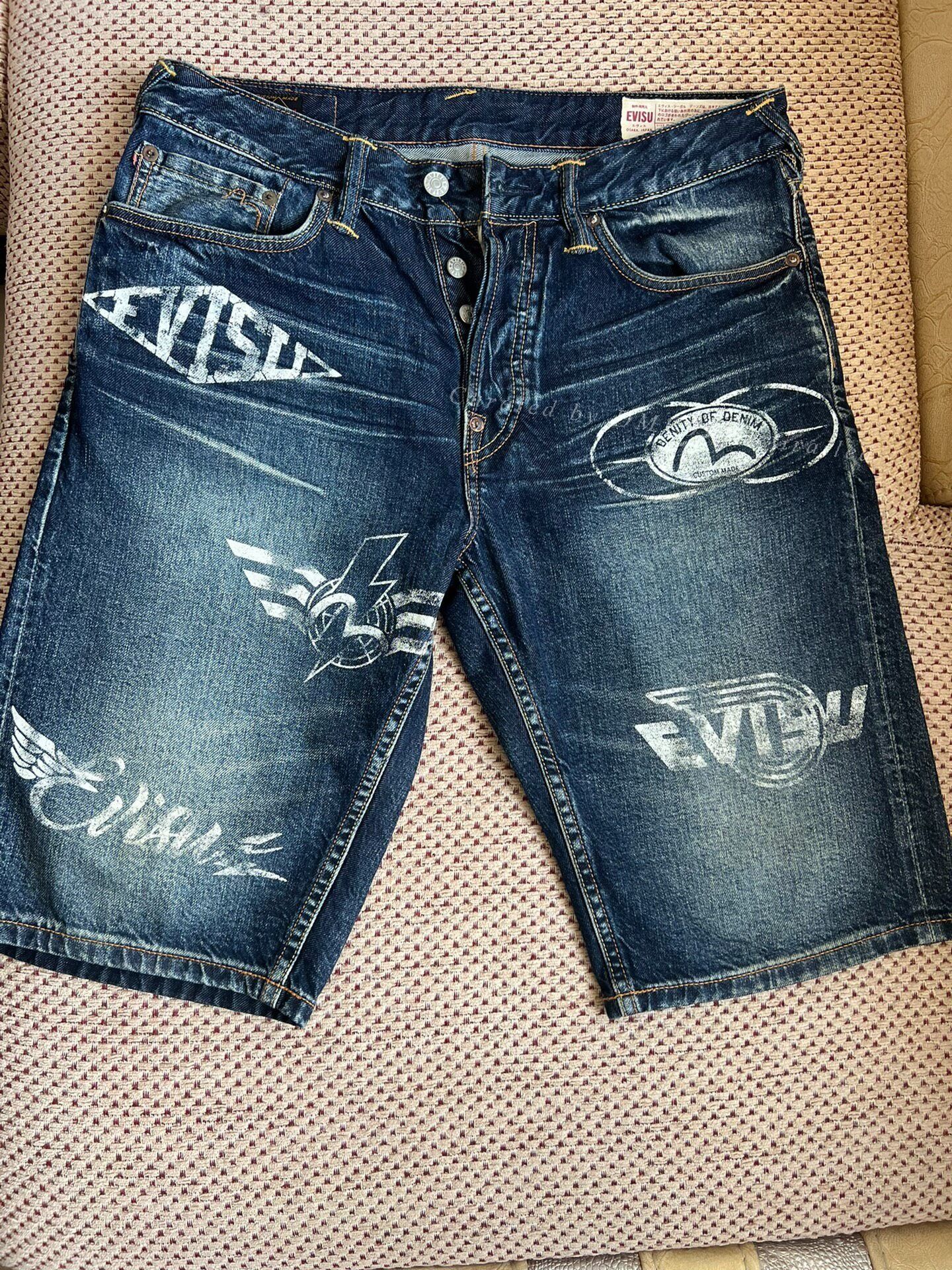 Evisu Evisu Summer Seagull Print Loose Jeans Size US 31 - 1 Thumbnail