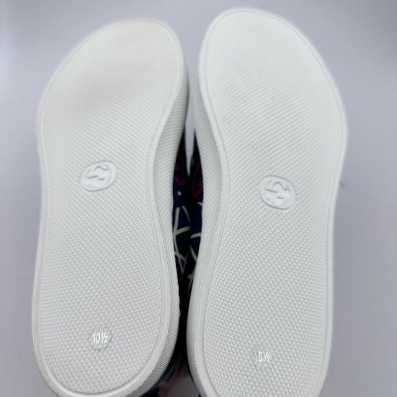 Gucci Gucci Printed Leather Slip-On Sneakers for Men - Size US 11 / EU 44 - 4 Thumbnail