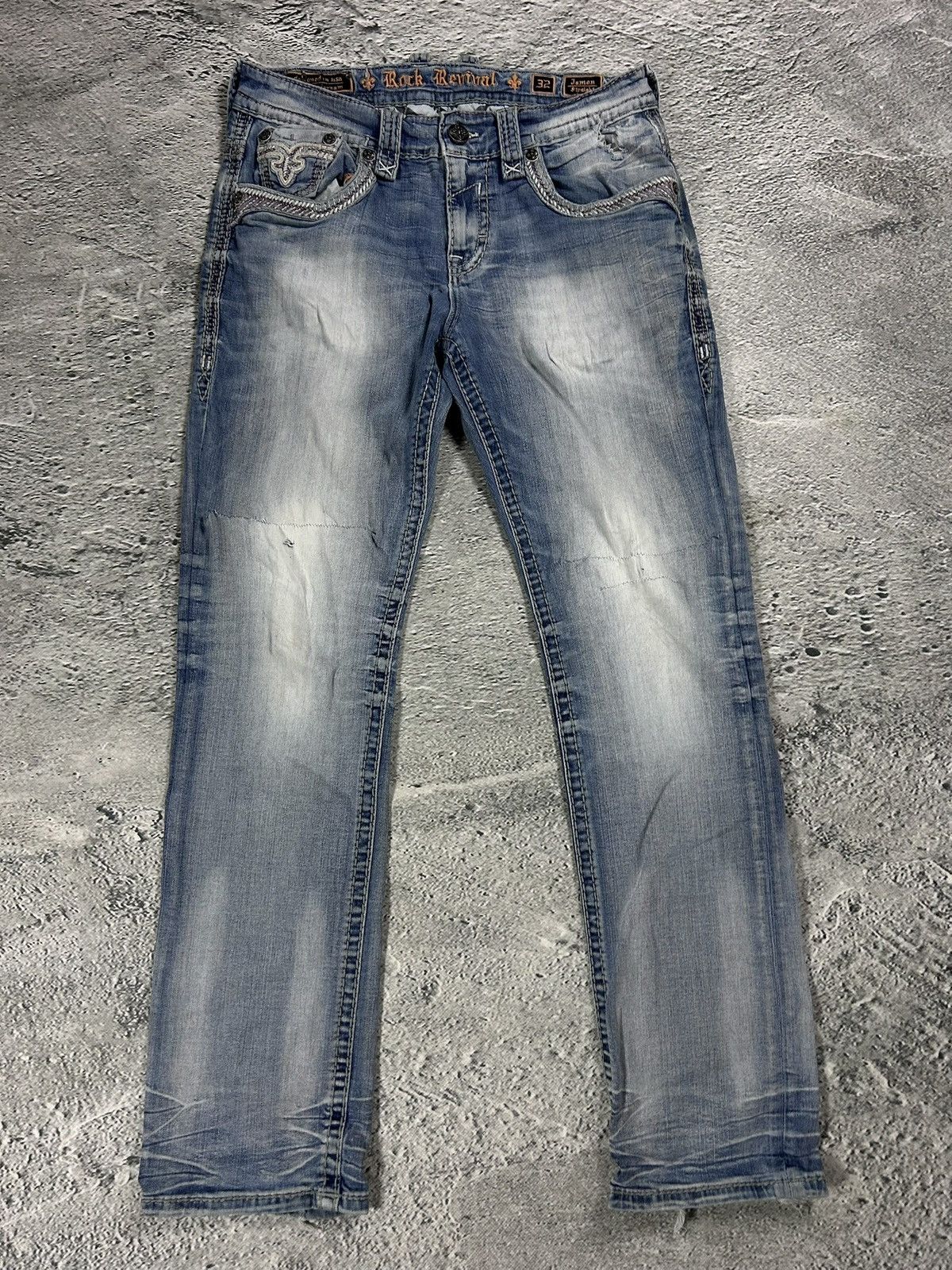 Rock Revival Rock Revival jeans washed Y2K Jamon Straight Size US 32 / EU 48 - 6 Thumbnail