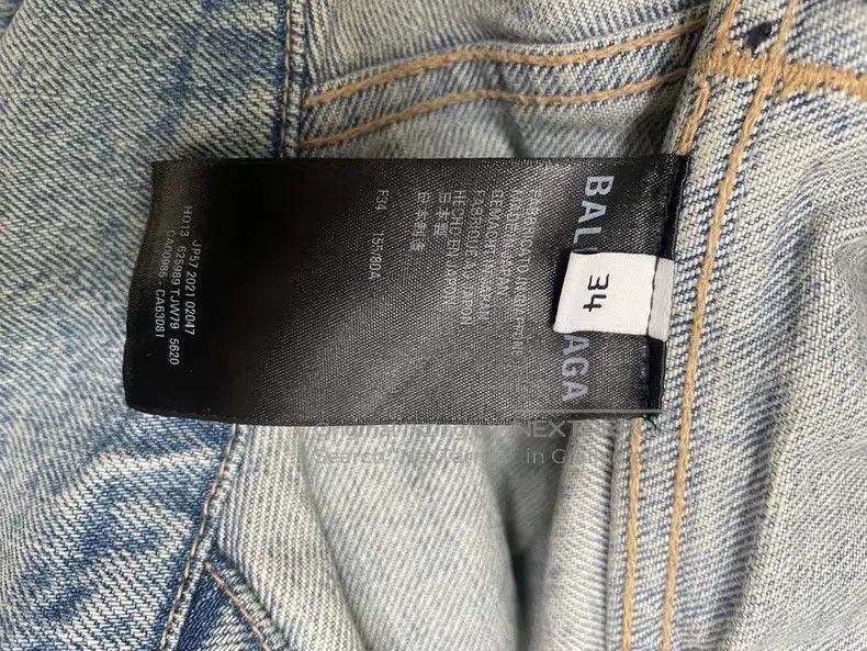 Balenciaga Balenciaga Twill Inverted Jacket Denim Jacket Size XXS / US 00 / IT 34 - 4 Thumbnail
