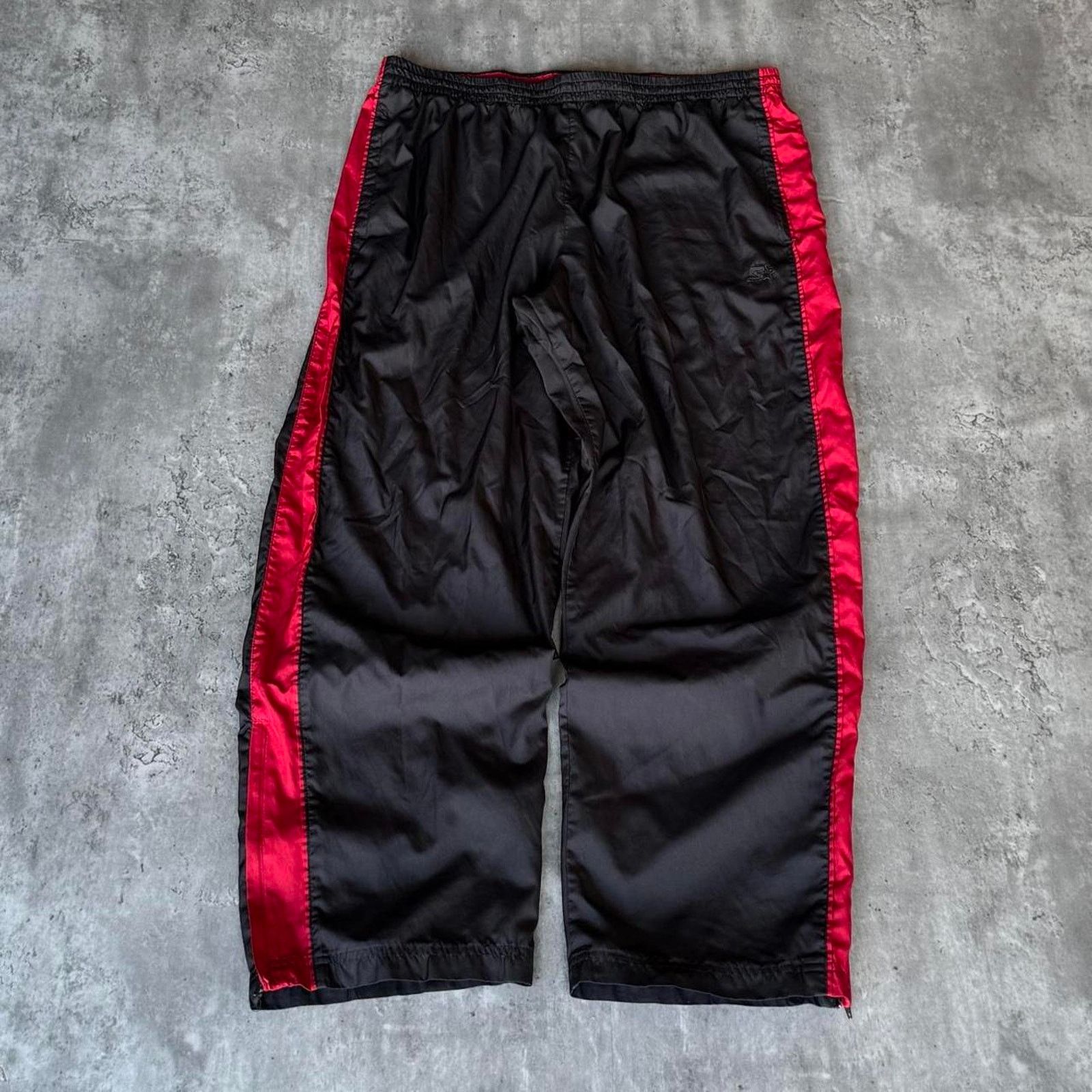 Japanese Brand × Starter × Vintage Vintage Y2K Starter Black Baggy Grunge Opium Trackpants Size US 38 / EU 54 - 1 Thumbnail