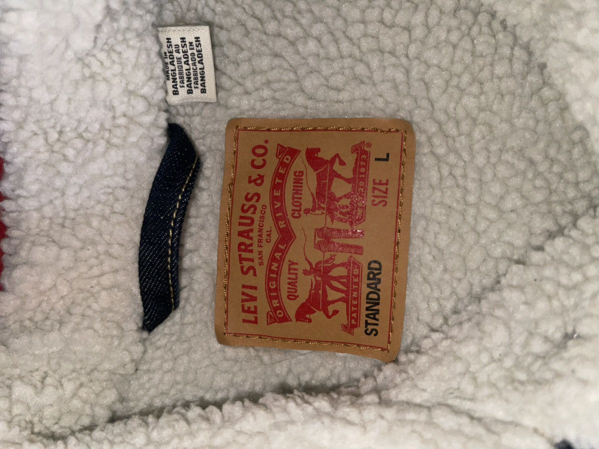 Levi's Levis sherpa denim jacket Size US L / EU 52-54 / 3 - 2 Thumbnail