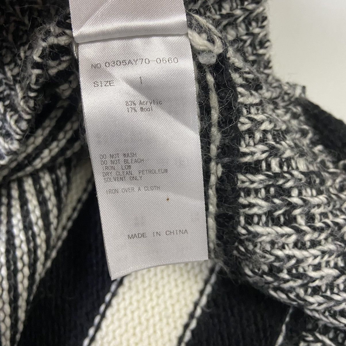 SLY SLY Japanese Designer Striped Knit Sweater Grunge Avant Vibe Size US XXL / EU 58 / 5 - 5 Thumbnail