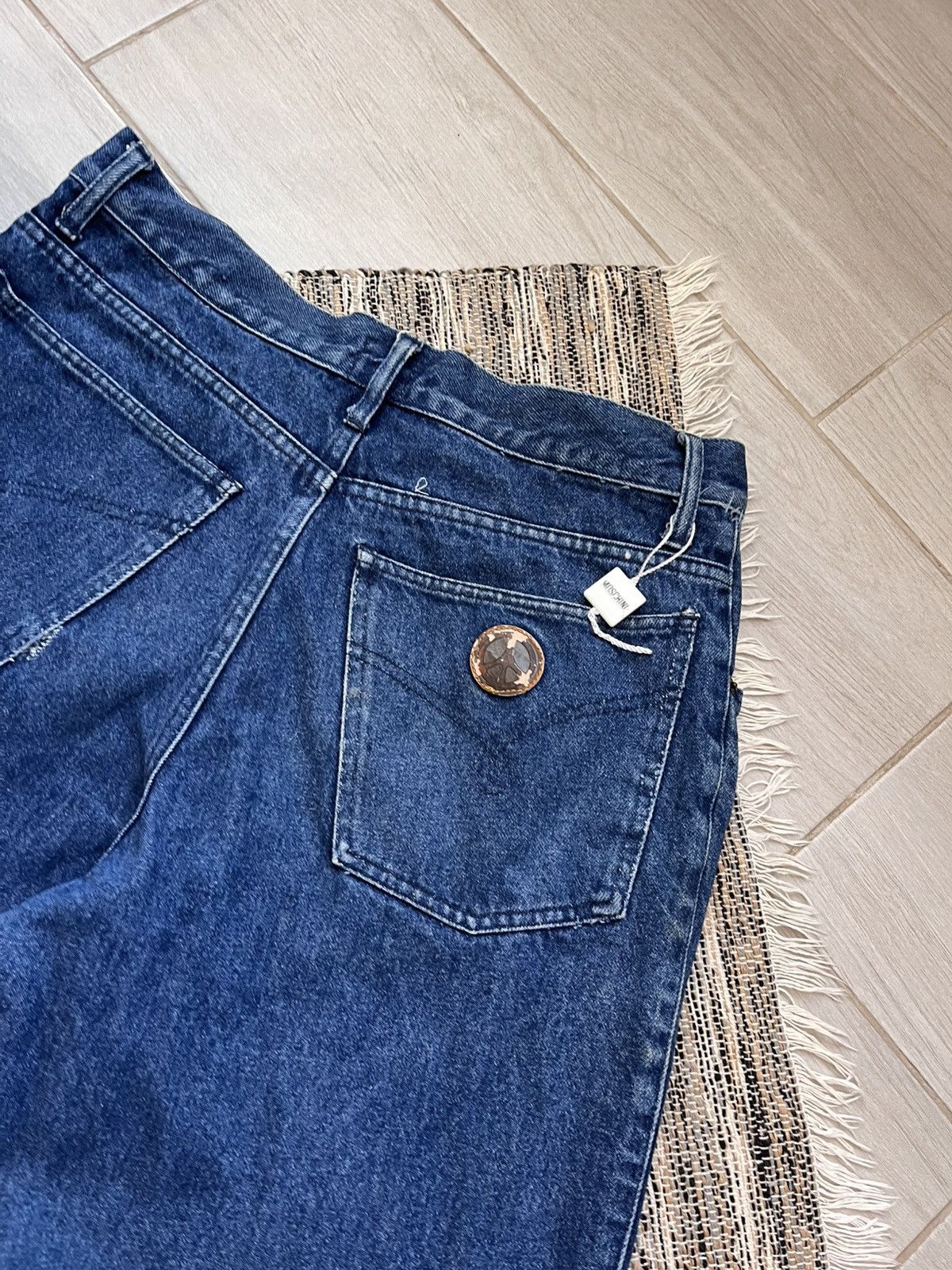 Moschino × Vintage Vintage Moschino Denim Jeans Workwear Pants Made in Italy Size US 36 / EU 52 - 11 Thumbnail