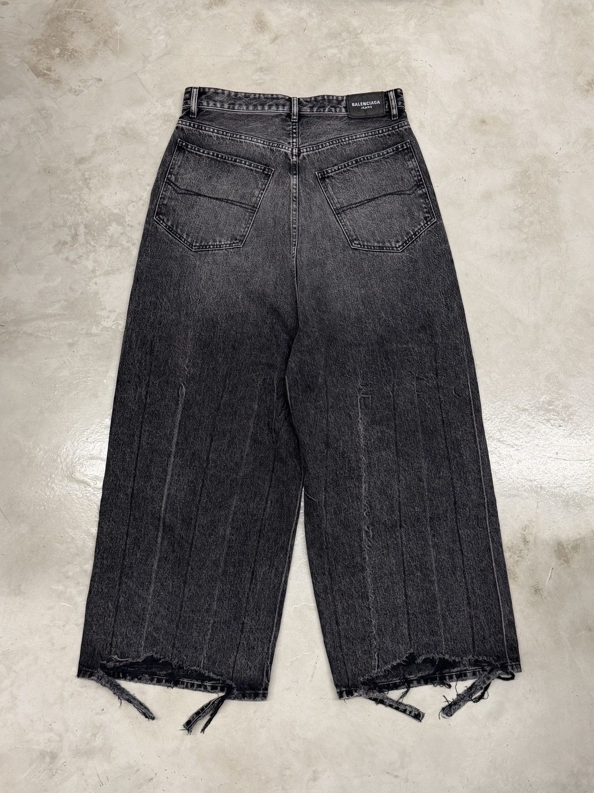 Balenciaga Balenciaga FW22 the lost tape flared jeans | Grailed