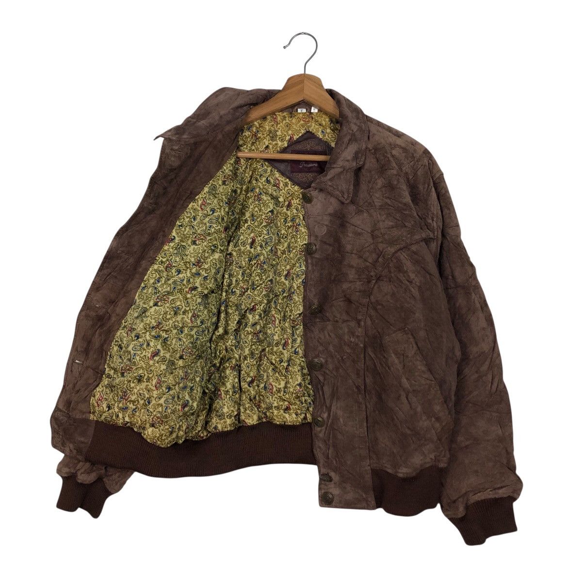 Japanese Brand 📌Vtg Bomber Leather Jacket Blanket Atelier Sab Issey Miyake Size US M / EU 48-50 / 2 - 12 Thumbnail