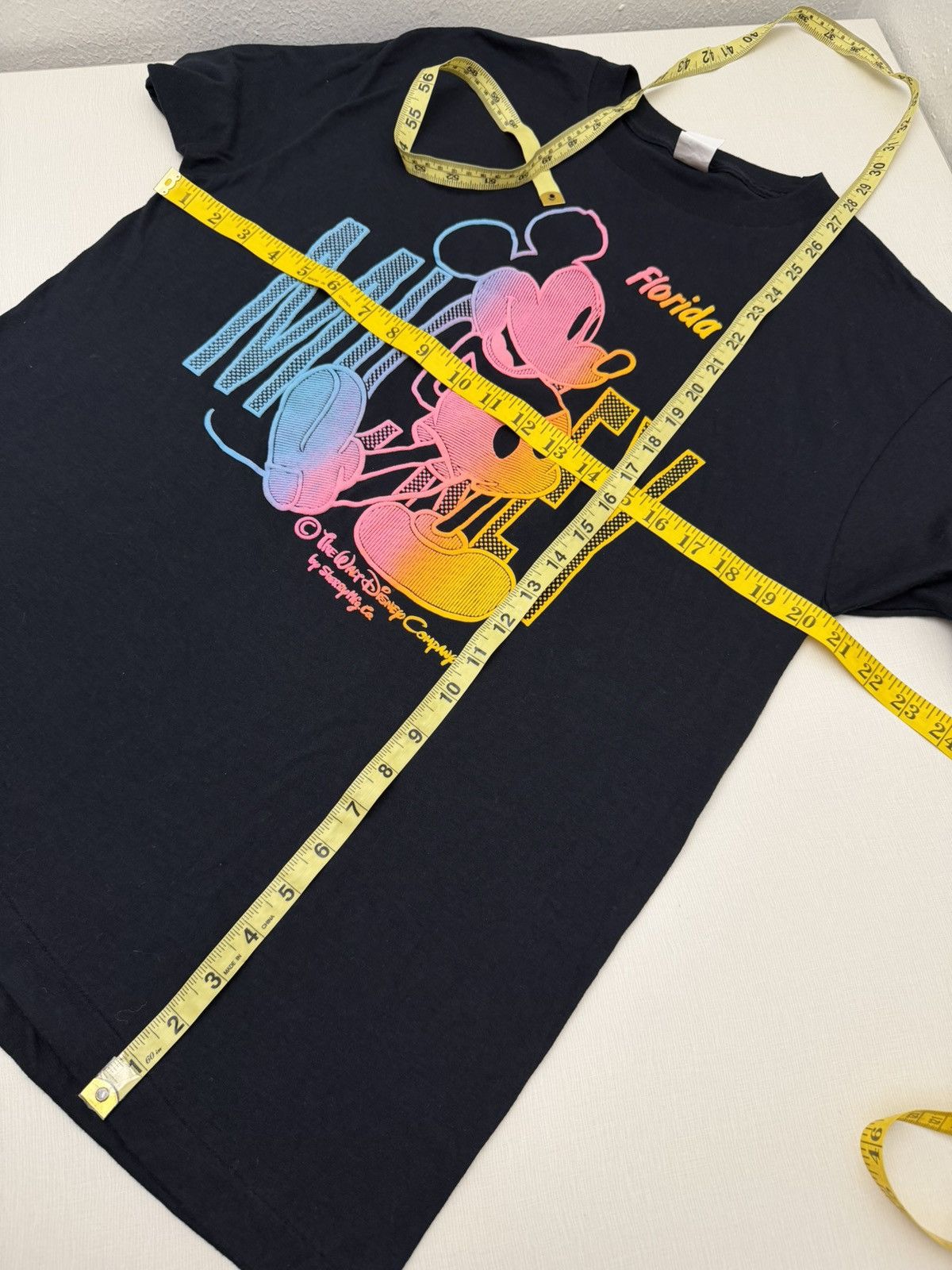 Disney Vintage 80s Mickey Mouse Florida Large Walt Disney DSWoT USA Size US L / EU 52-54 / 3 - 5 Thumbnail