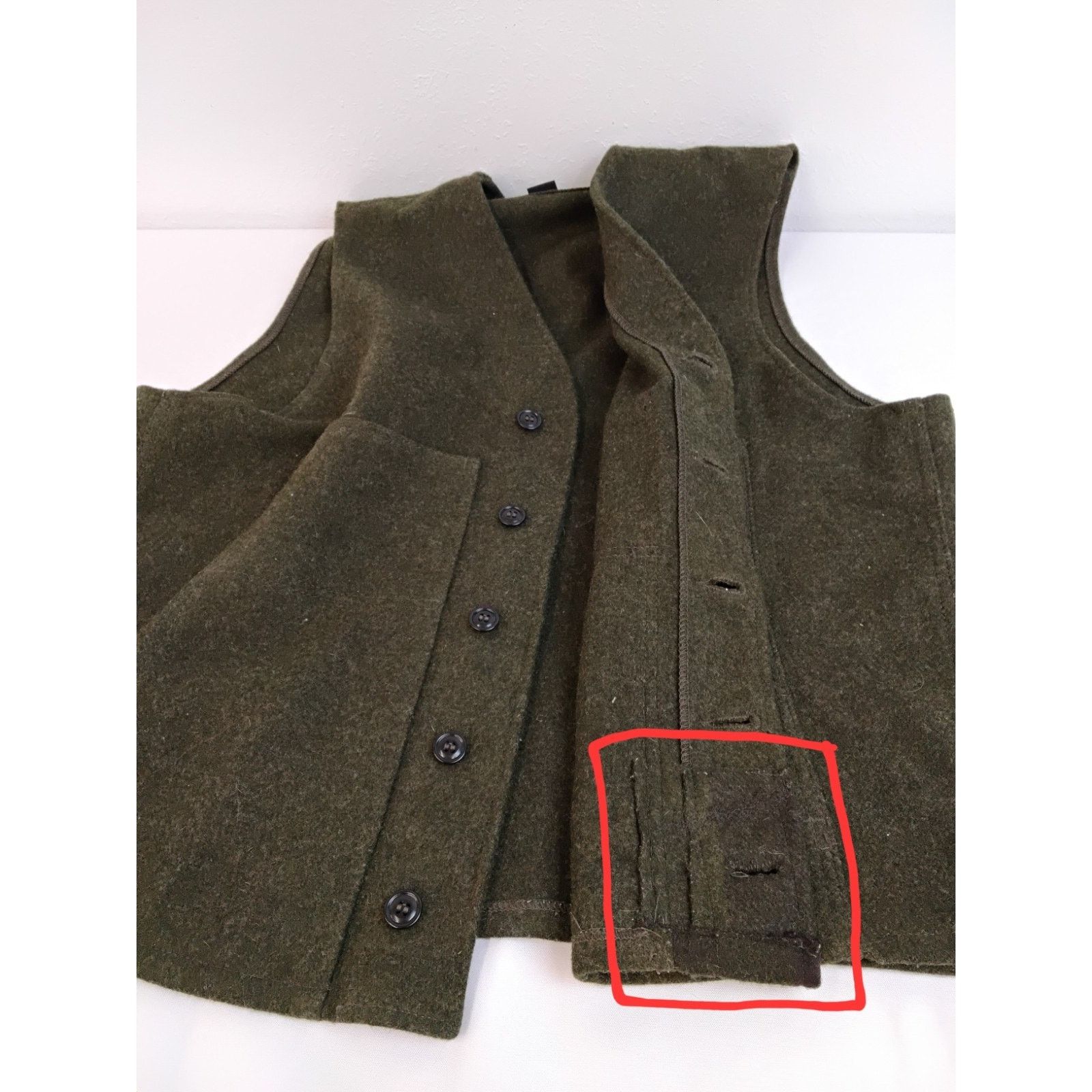 Filson Filson Vest Mackinaw Wool Green Men's XXL Prof. Repair Size US XXL / EU 58 / 5 - 9 Thumbnail